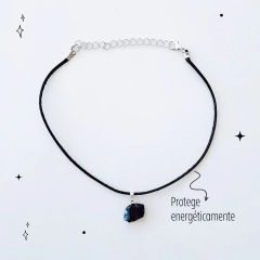 Choker Alicia - Turmalina negra - Protección energética - comprar online