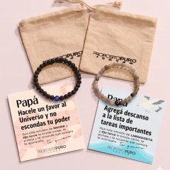 Pulsera Día del Padre - Labradorita + Ojo Turco - tienda online