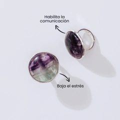 ANILLO REDONDO: FLUORITA "HABILITA LA COMUNICACIÓN Y BAJA EL ESTRES" en internet