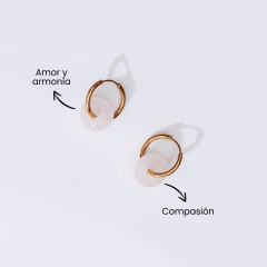 AROS AFRODITA: CUARZO ROSA "AMOR Y ARMONÍA" en internet