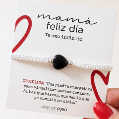 Pulsera día de la madre Obsidiana: Calma y paciencia para Mamá en internet