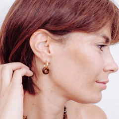 Imagen de AROS AFRODITA: OJO DE TIGRE "CONFIANZA Y FUERZA DE VOLUNTAD"