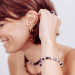 PULSERA AURORA: MIX DE CRISTALES - comprar online