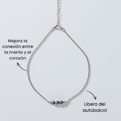 Collar Solcito - Zoisita con Rubí - Nos libera del autoboicot en internet