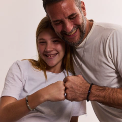 Pulsera Día del Padre - Labradorita + Ojo Turco - comprar online