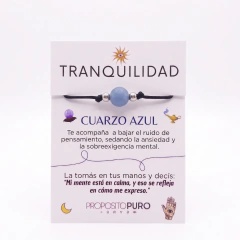 Pulsera Tranquilidad - Cuarzo azul: calma y claridad
