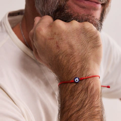 Pulsera Hilo Rojo con Ojo Turco - Protección energética contra la envidia en internet