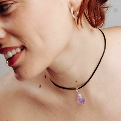 Choker Alicia - Amatista - Ideal para momentos de cambios