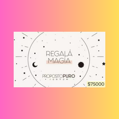 GIFT CARD X $75000 (se envía por mail)