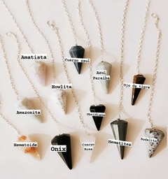 Péndulo OBSIDIANA con tabla de adivinación de regalo! - tienda online
