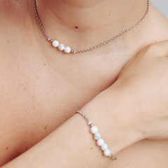 Pulsera Solcito - Howlita - Brinda paciencia y calma la ira - comprar online