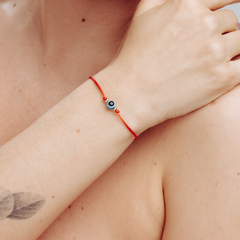 Pulsera Hilo Rojo con Ojo Turco - Protección energética contra la envidia en internet