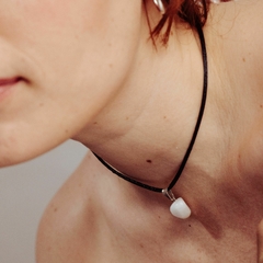 Choker Alicia - Cuarzo blanco - Mejora el ánimo