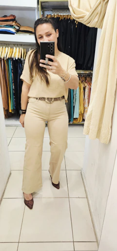 Jeans Harlem Beige - Olinda En Las Nubes