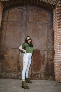 Borcego Galaxy Verde - Olinda En Las Nubes