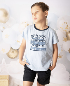 REMERA TOM CELESTE - Olinda En Las Nubes