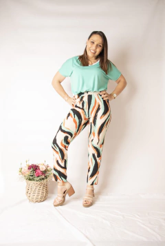 Pantalón Mora Estampado Manchas