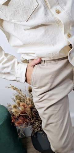 PANTALON FELIX BEIGE - comprar online