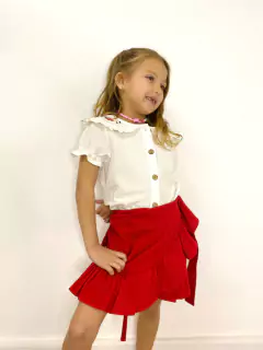 Pollera Candace Roja en internet