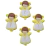 Aplique Emborrachado - Religioso Anjo - 5cm - 2un na internet
