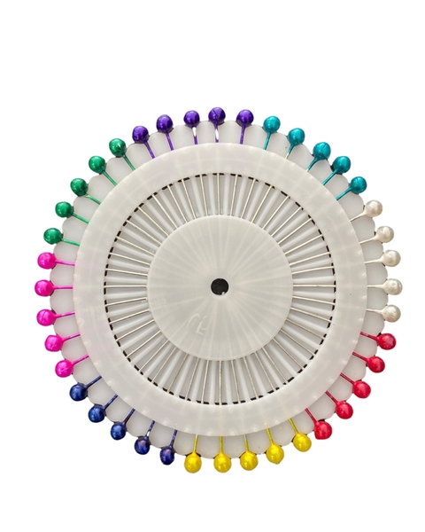 Kit Alfinetes - Cabeça Colorida - 35mm - 40 Und