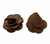 Flor de Tecido - Marrom - 5cm - 5un
