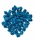 Rosa de Cetim Pp Azul Tiffany 20un