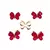 Imagem do Aplique Metal - Borboleta - Cores - 3cm - 2 unidades