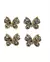 Aplique Metal - Borboleta - Cores - 3cm - 2 unidades - loja online