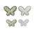 Aplique Pérola - Borboleta Feltro com Strass - 2un - comprar online