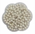 Perola Irisada c/ Furo - Branco - 8MM - 50g