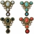 Cabedais - Indiano C/ Strass Modelo D0 - 1 Par