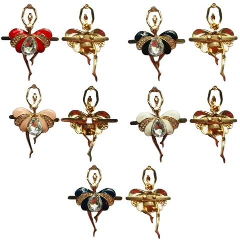 Cabedais - Bailarina c/ Strass - 5,7cm - 1 Par