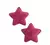 Aplique - Estrela Veludo Pelinho - Cores - 4.5cm - 2 unidades