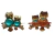 Cabedais - Coruja Dupla - 4.5cm - 1 Par - comprar online