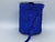 Fita Poliester Lurex Glitter - Azul  1cm - 10 Metros