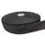 Fita 38MM Lurex Glitter - Preto - 2 Metros