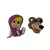 Aplique Emborrachado - Masha e o Urso - 2un