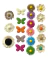 Aplique de Palha - Flor / Borboleta - 6cm - 2 Unidades - comprar online