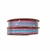 Fita Sinimbu Pespontada - Azul Bebê com Borda Rosa- 10mm - 10m - COD: 1814/10-02