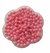 Perola Irisada c/ Furo - Rosa Chiclete - 8MM - 50g