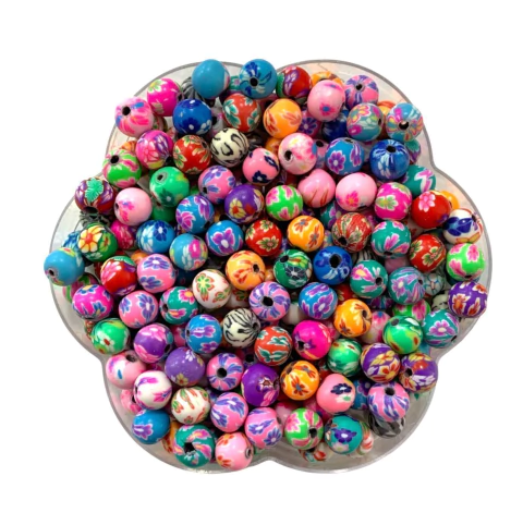 Miçanga Tira Emborrachada - Variados - 10mm (Promoção)