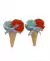 Aplique - Sorvete c/ Pompom G - 5.5cm - 2 unidades - loja online