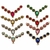 Cabedais - Modelo V c/ Strass - 14.5cm - 1 Par