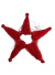 Pingente - Sem argola - Espanador Vermelho Escuro - 4cm - Pct c/ 10 Und