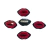 Botons - Boca P Vermelha 3.8cm - Pct c/ 2 Und