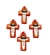 Aplique Emborrachado - Religioso Jesus Vermelho - 5cm - 2un