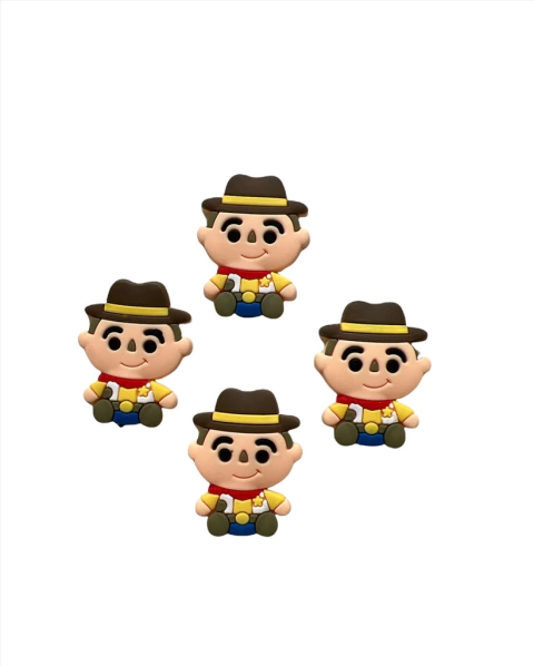 Aplique Emborrachado - Woody Toy Story - 30mm - 2un