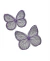 Aplique - Borboletas Bordadas em Voal - 35x40mm - 2 Unidades - loja online