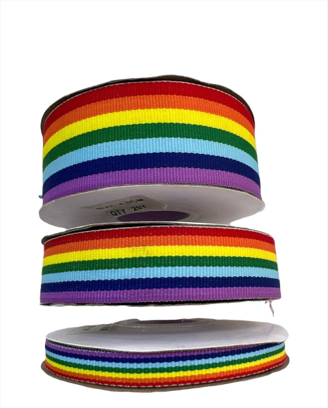 Fita de Gorgurão - Arco Íris - 2 Metros